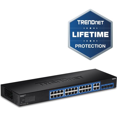 TRENDNET 28-Port Gigabit Web Smart Swit TEG-284WS